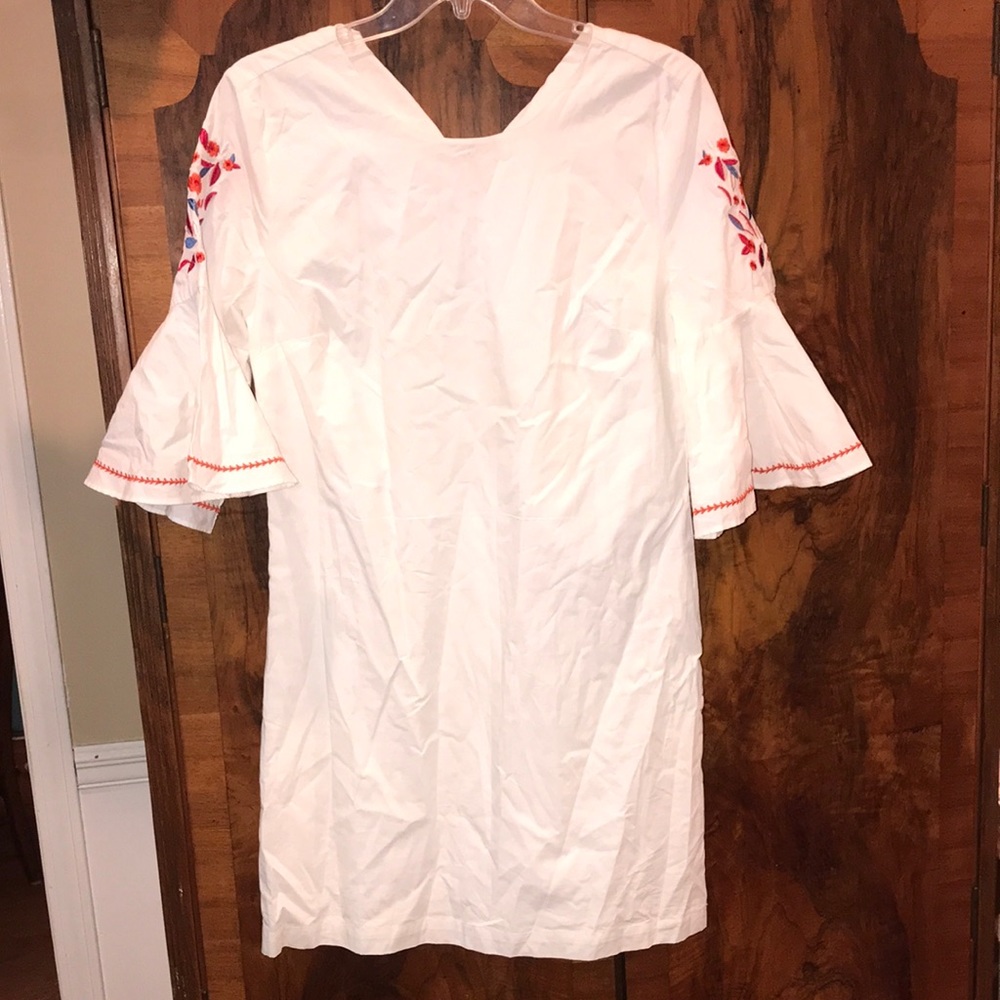 White embroidered Mudpie Dress